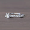 14K 1.33 CTW Diamond Ring with Lab Grown Center