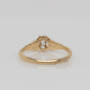 Victorian Buttercup Solitaire Diamond Engagement Ring Yellow Gold