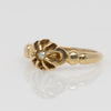 Antique Victorian Yellow Gold Belcher Pearl Ring