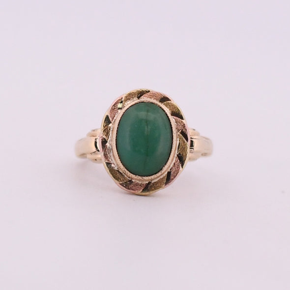 Vintage Turquoise Cabochon Ring R-623OT-G425