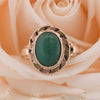 Vintage Turquoise Cabochon Ring R-623OT-G425