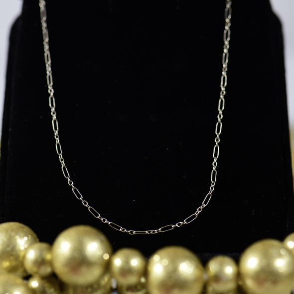 Vintage Figaro Style Link Necklace