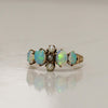 10K Opal, Pearl, and Diamond Gemstone Ring - R-923CSH-N5