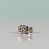 Mid-Century Sunflower Diamond Ring