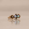 Opal And Diamond 10K Vintage Rose Gold Ring