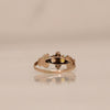 Opal And Diamond 10K Vintage Rose Gold Ring
