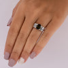 Vintage 14K Tourmaline and 0.73 CTW Diamond Ring- R-823HTH-G7