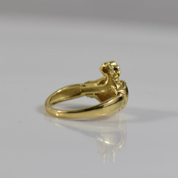 Claddagh 18K Yellow Gold Ring