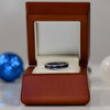 Antique Art Deco Sapphire Platinum Wedding Band