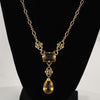 Art Deco Citrine Necklace