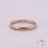 Vintage 14K Yellow Gold Minimalist Design Unisex Wedding Stackable Band - R-223O